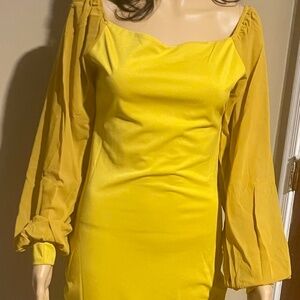 Dropped shoulder dress